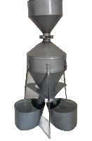 Делитель проб гравитационный