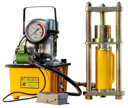 Пресс лабораторный автоматический гидравлический ПАМ-10Т